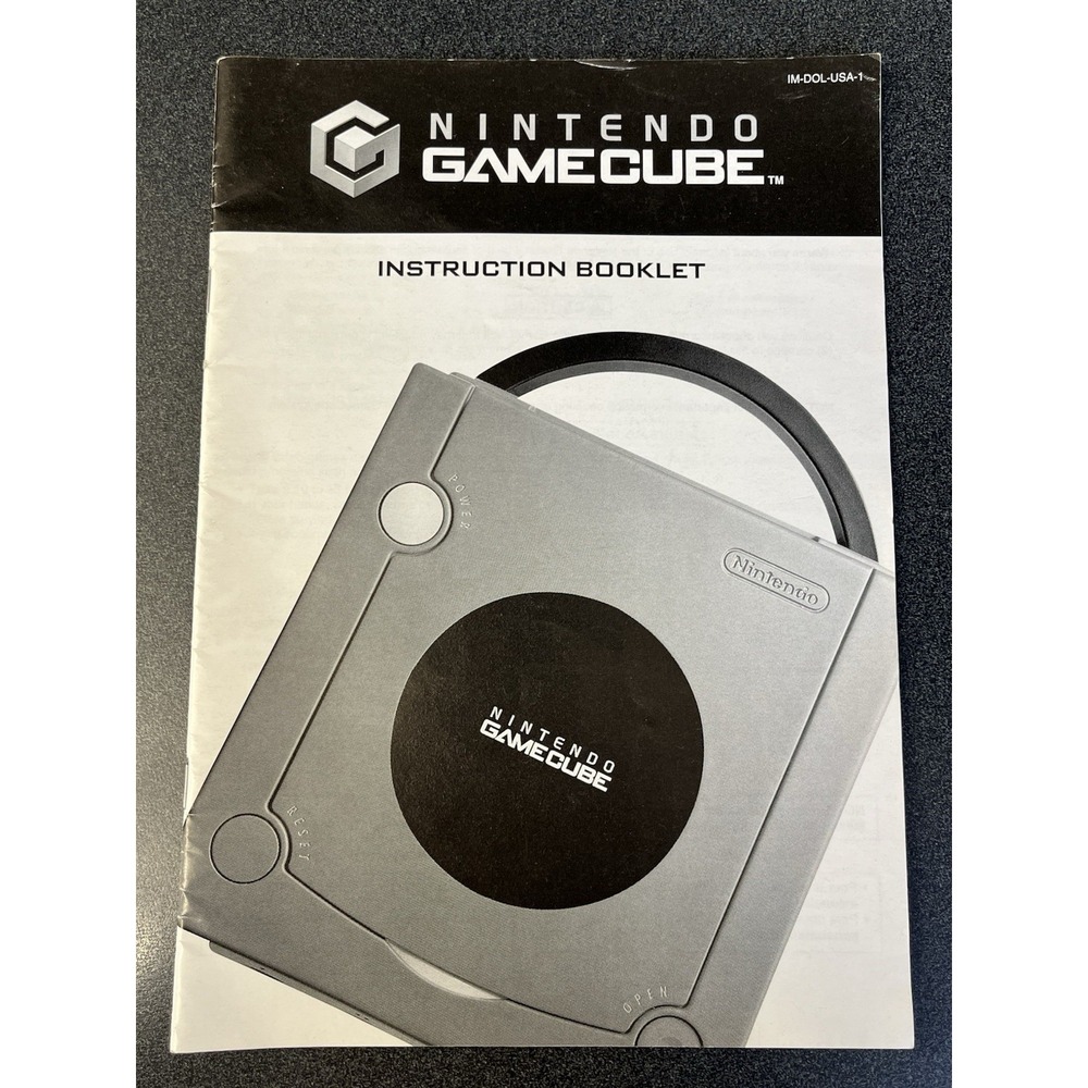 Nintendo Gamecube System Console Manual Instruction Booklet Only  IM-DOL-USA-1